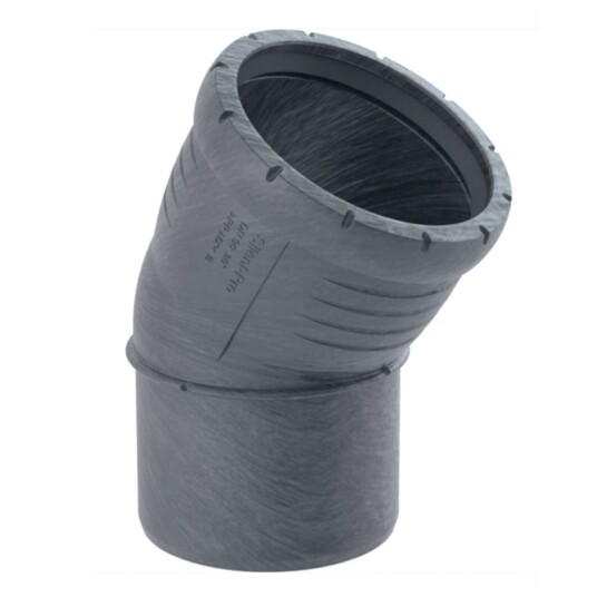 Geberit Silent pro PP Bend med en Muffe 50x50mm / 30°