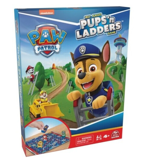 Spin Master Games Paw Patrol Pups ‘N Ladders Brettspill Reise/Eventyr 4 År Familiespill