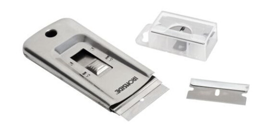 Ironside 100844 Glasskrape 39 mm, med 5 blad, Håndverktøy