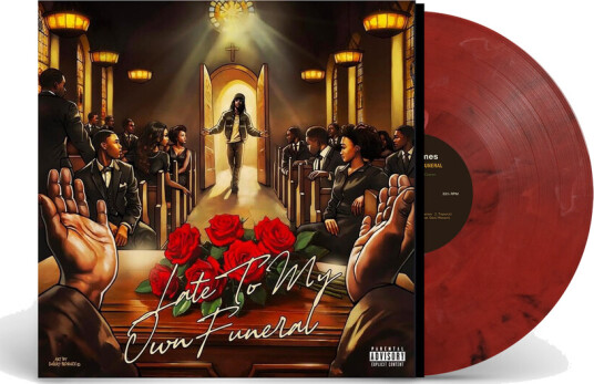 Late To My Own Funeral Red Marble