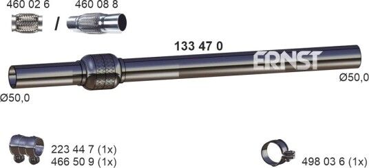 Eksosrør ERNST 133470
