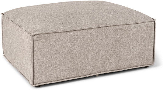 Box puff lysegrå.
