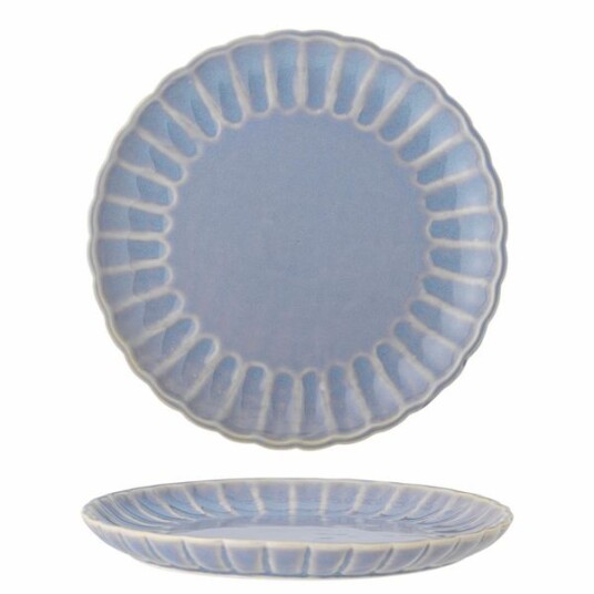 Bloomingville Latina tallerken Ø27 cm Light blue Bloomingville Latina tallerken Ø27 cm Light blue