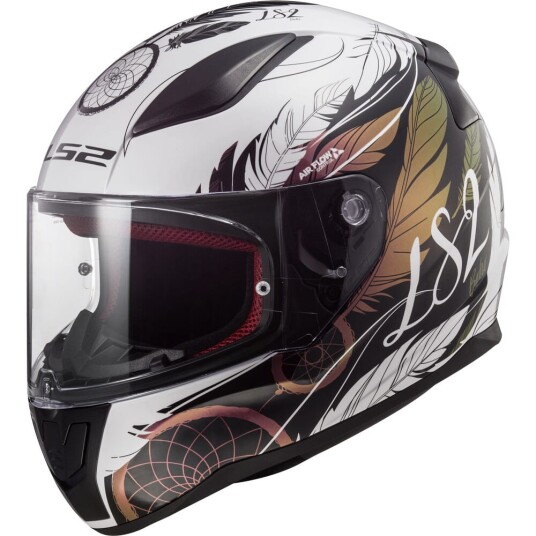 LS2 MC-Hjelm FF353 Rapid Boho Svart/Rosa M