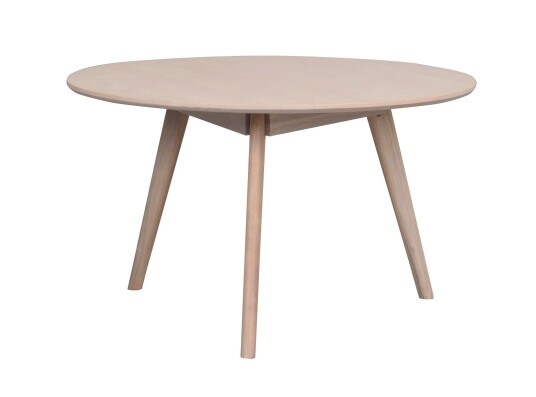 Rowico Home Yumi salongbord Lakkert hvitpigmentert eikfiner 90 x 90 cm Natur