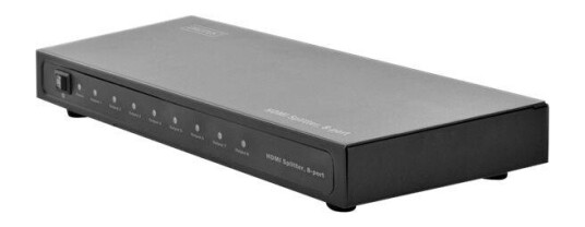 Digitus Professional 8-Port HDMI Video/Lyd-Splitter med 3D og HDCP
