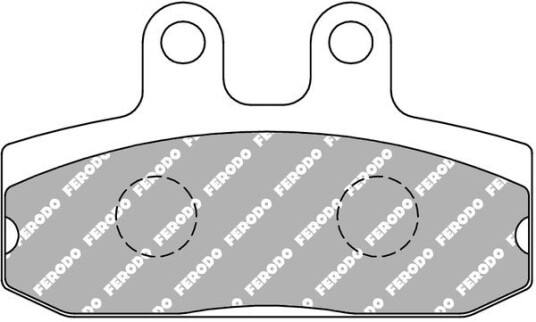 Bremseklosser FERODO RACING FDB2060P Bremseklosser FERODO RACING FDB2060P