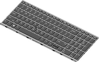 HP EliteBook 755 G5 Slovensk Tastatur L14367-BA1