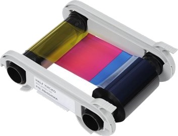 Evolis High Trust 1/2 Ymckoko Ribbon Ymcko Utskriftsbånd Farge Halvpanel R7H006NAA