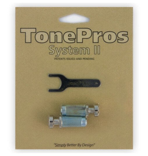 Tonepros Vm1 N - Metric Steel Locking Studs Vintage Series - Nickel