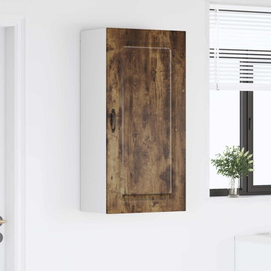  Kjøkkenskap med hylle Røkt eik 50 x 31 x 100 cm Konstruert tre