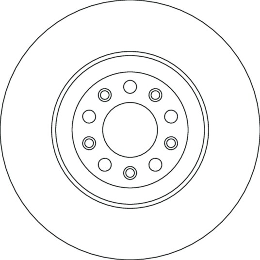 Bremseskive TRW DF6551S