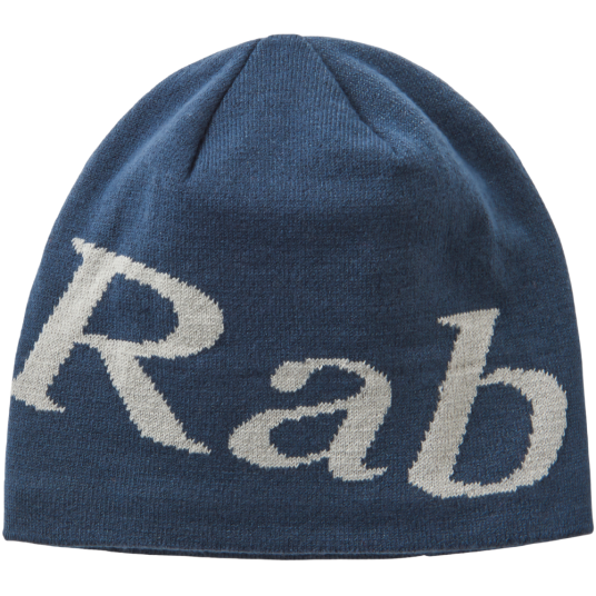 Rab Logo Beanie Tempest Blue/Light Zinc Tempest Blue/Light Zinc one_size Rab Logo Beanie Tempest Blue/Light Zinc Tempest Blue/Light Zinc one_size