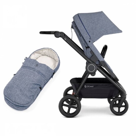 Stokke® Beat™ Blue Melange + Softbag