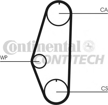 Registerrem CONTITECH CT629