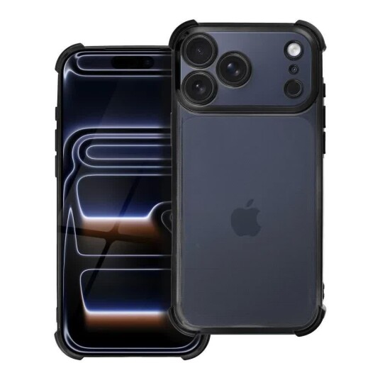 OEM Antishock Electro Deksel for iPhone 17 Pro Max Svart