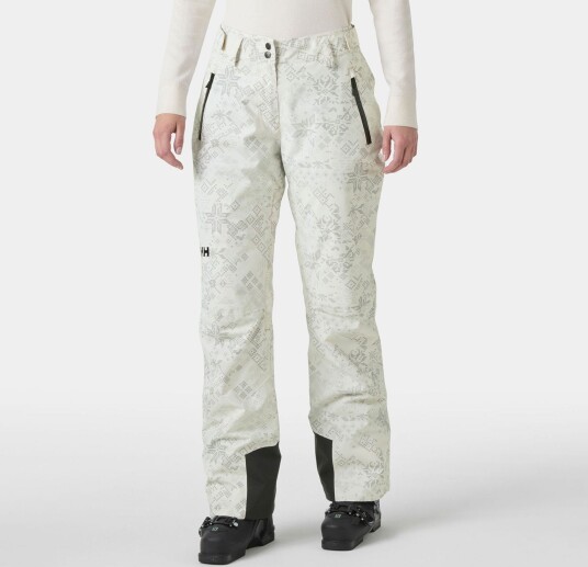 Helly Hansen Dame Legendary Isolerte Skibukser Hvit XL