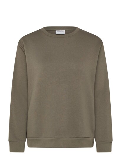 Enkel Studio O Neck Sweatshirt Khaki green L