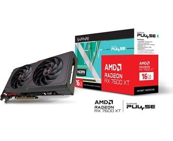 Sapphire Radeon RX 7600 XT Gaming OC PULSE 16GB - 16GB - Grafikkort