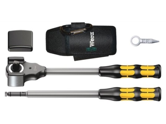 Wera 8002 C Koloss 1/2" Rustfritt Stål Skralleskaft med Farget Design Wera 8002 C Koloss 1/2" Rustfritt Stål Skralleskaft med Farget Design