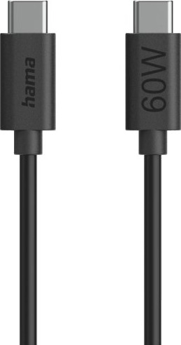 Hama 00086446 1,2 M Usb C Usb C Usb 2.0 0,48 Gbit/Sek Sort