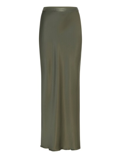 Ahlvar Gallery Hana Long Logo Skirt Khaki green XL