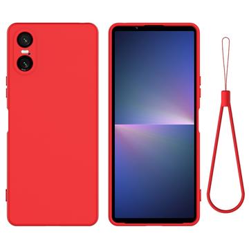 Sony Xperia 10 VI Liquid Silikondeksel Rød
