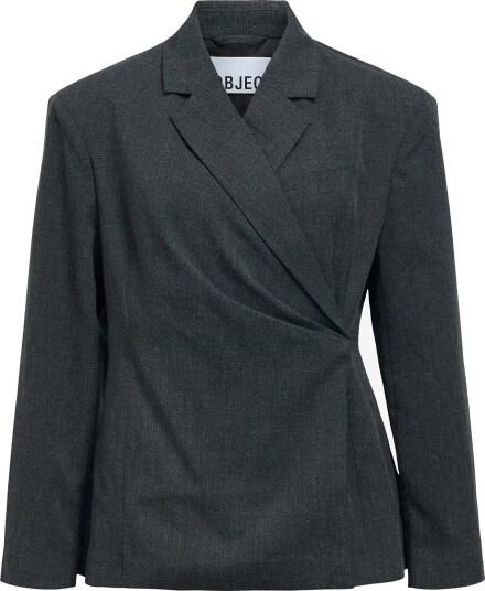 Object Objcanto L/S Sli Blazer 146   DARK GREY MELANGE   36