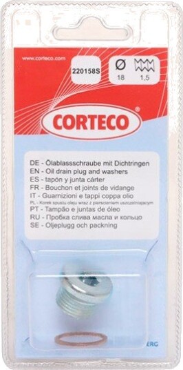 Påfyllingsplugg bunnpanne CORTECO 220158S