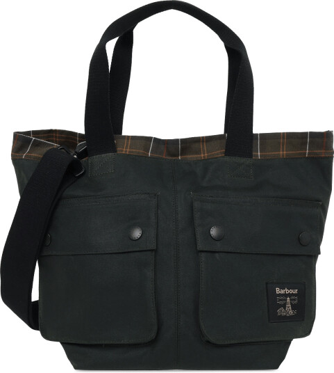 Barbour Barbour Field Wax Carry All Tote Bag - Khaki green - ONE SIZE