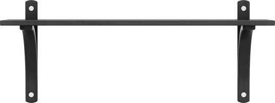 Swedese Levi 90 Hylle Liten Aluminium/ Sort Ask