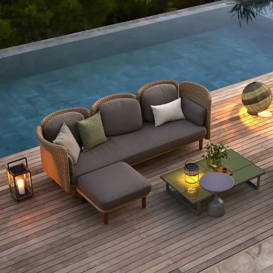 Cane line Arch 3 seters sofa med sjeselong Cane line Arch 3 seters sofa med sjeselong