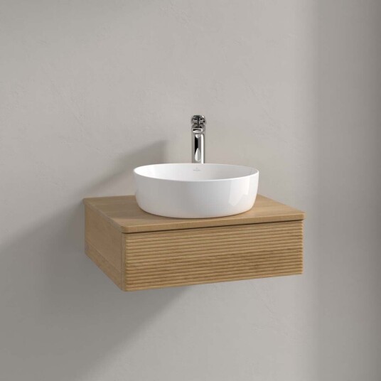 Villeroy & Boch Antao Servantskap med 1 skuff 60x50x19 cm u/lys Eik Villeroy & Boch Antao Servantskap med 1 skuff 60x50x19 cm u/lys Eik