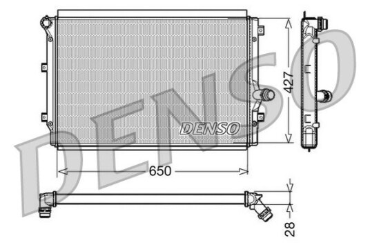 Radiator DENSO DRM32017
