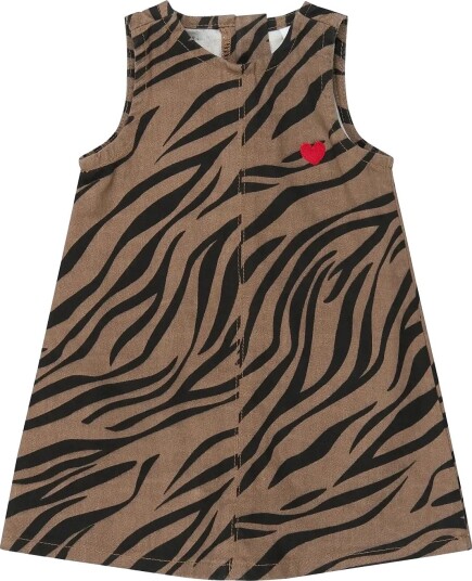 The New Tnstvalonya S_L Denim Dress   TAUPE GRAY AOP TN   104
