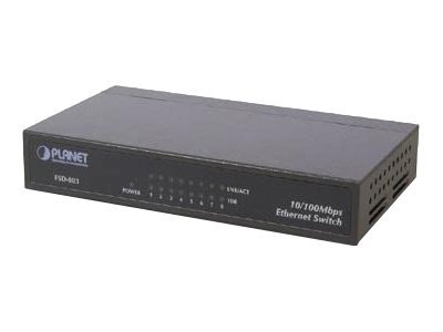 Planet Fsd 803 Switch 8 X 10/100 Stasjonær