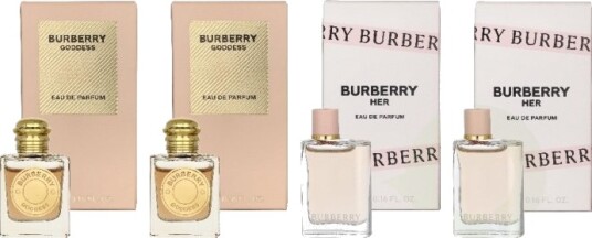 Burberry Miniatures Parfyme Set for Damer 20 ml - 2x5 ml Her & Goddess