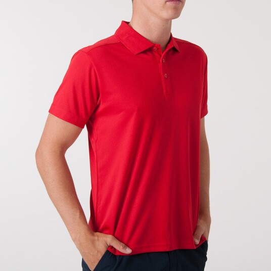 Cutter & Buck Kelowna Rød Golf pologenser herre Red (035) Small