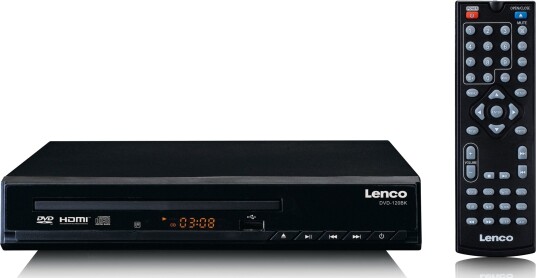 Lenco DVD-120BK Svart Lenco DVD-120BK Svart