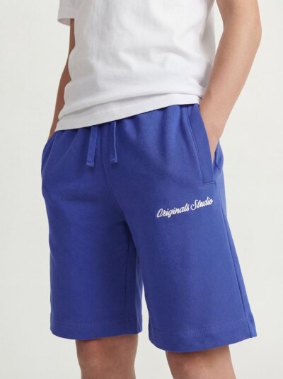 Jack & Jones Jpstkarl Norrebro Sweat Shorts Jnr Blue 164 Jack & Jones Jpstkarl Norrebro Sweat Shorts Jnr Blue 164
