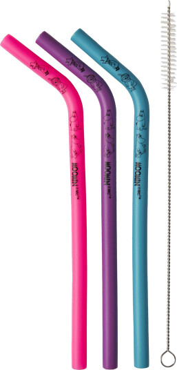 Dsignhouse Moomin Silicone Straw Set - Multi/patterned - ONE SIZE