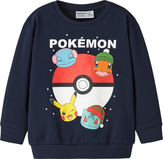 Name It Nmmseven Pokemon Nreg Sweat Bru Sky Navy 92