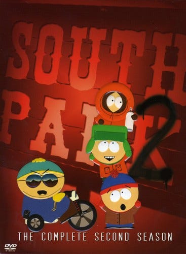 South Park Sesong 2 DVD South Park Sesong 2 DVD