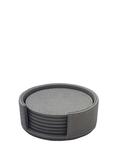 Mojoo Sting Coaster, Sæt Af 6 - Grey - ONE SIZE Mojoo Sting Coaster, Sæt Af 6 - Grey - ONE SIZE