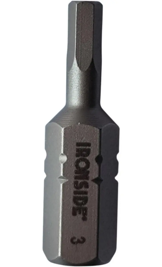 Ironside Bits selskant med hull sekskant/m 3 mm 25 mm Ironside Bits selskant med hull sekskant/m 3 mm 25 mm