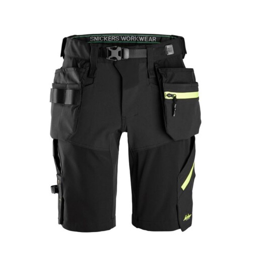 Snickers Håndverksshorts 6140 Mann, Str. 48, Sort