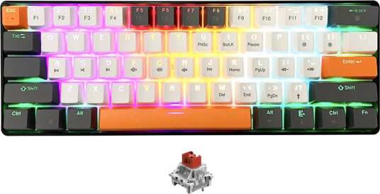 Media Tech Zone 61 Mekanisk Tastatur 60% MT1258 Media Tech Zone 61 Mekanisk Tastatur 60% MT1258