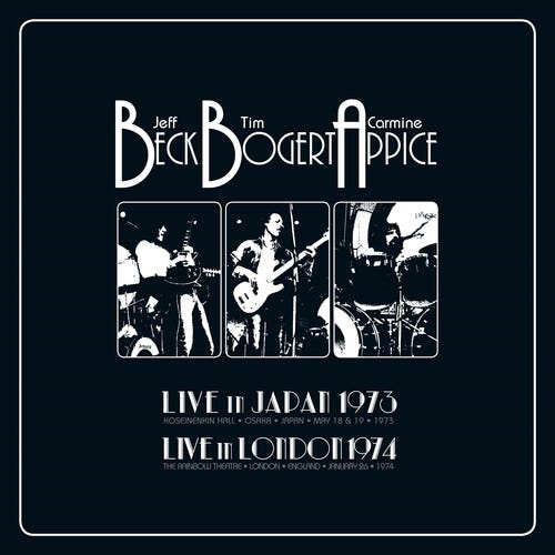Beck Bogert & Appice Live 1973 & 1974 LP/Vinyl