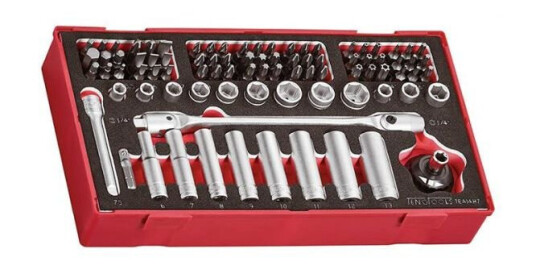Teng Tools TEA1487 Bitssett 87 deler Maskintilbehør & forbruk