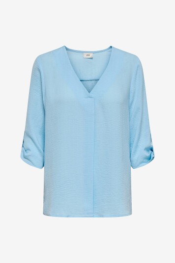 JDY   Bluse jdyDivya 3/4 Top Wvn   Blå